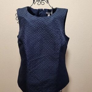 Banana Republic dark navy blue career top